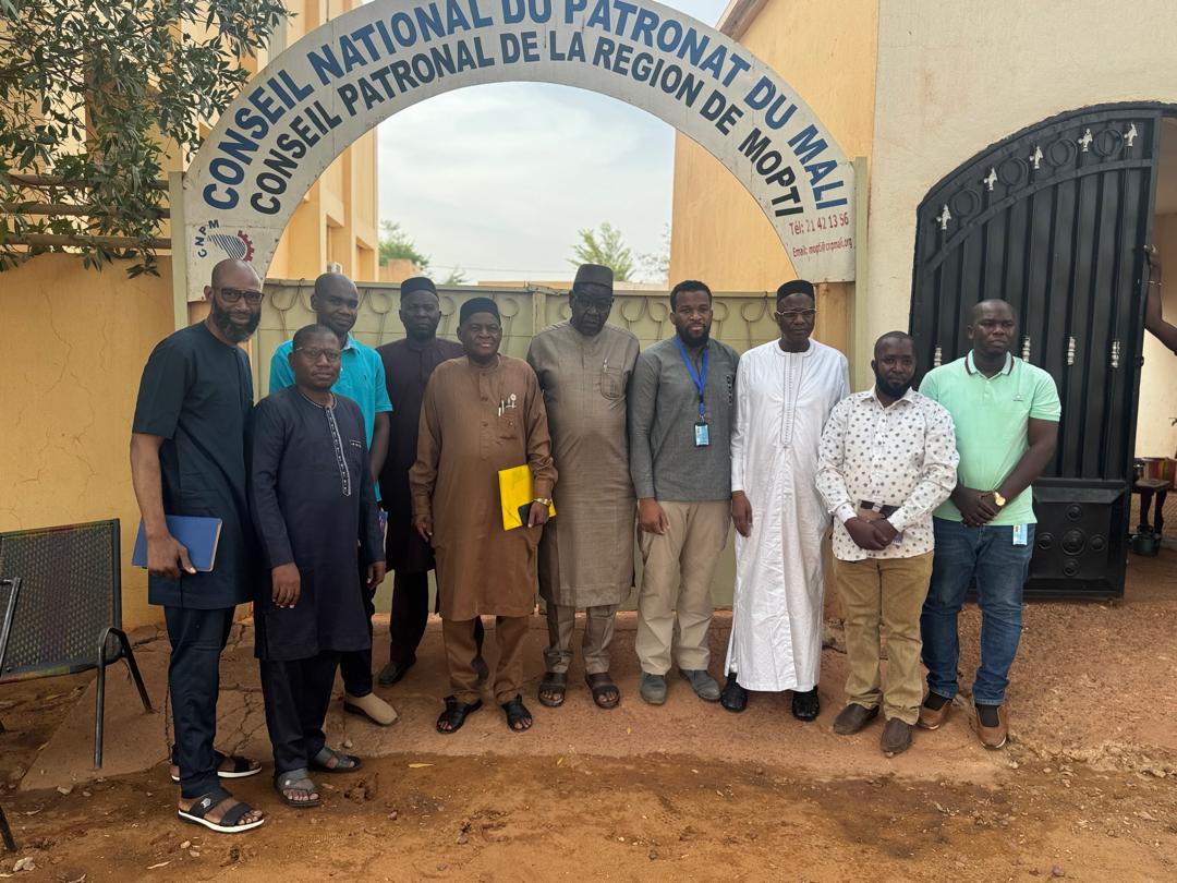 Visite de courtoisie de l’OIM au CPR de Mopti